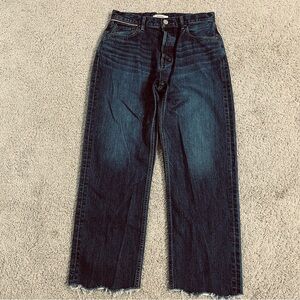 Moussy Soja Dark Blue Ankle Jeans s28